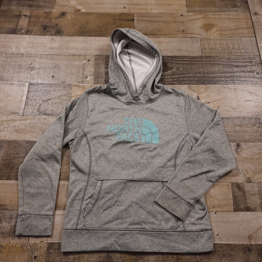 The North Face half dome pullover hoodie girl's XL‎ gray